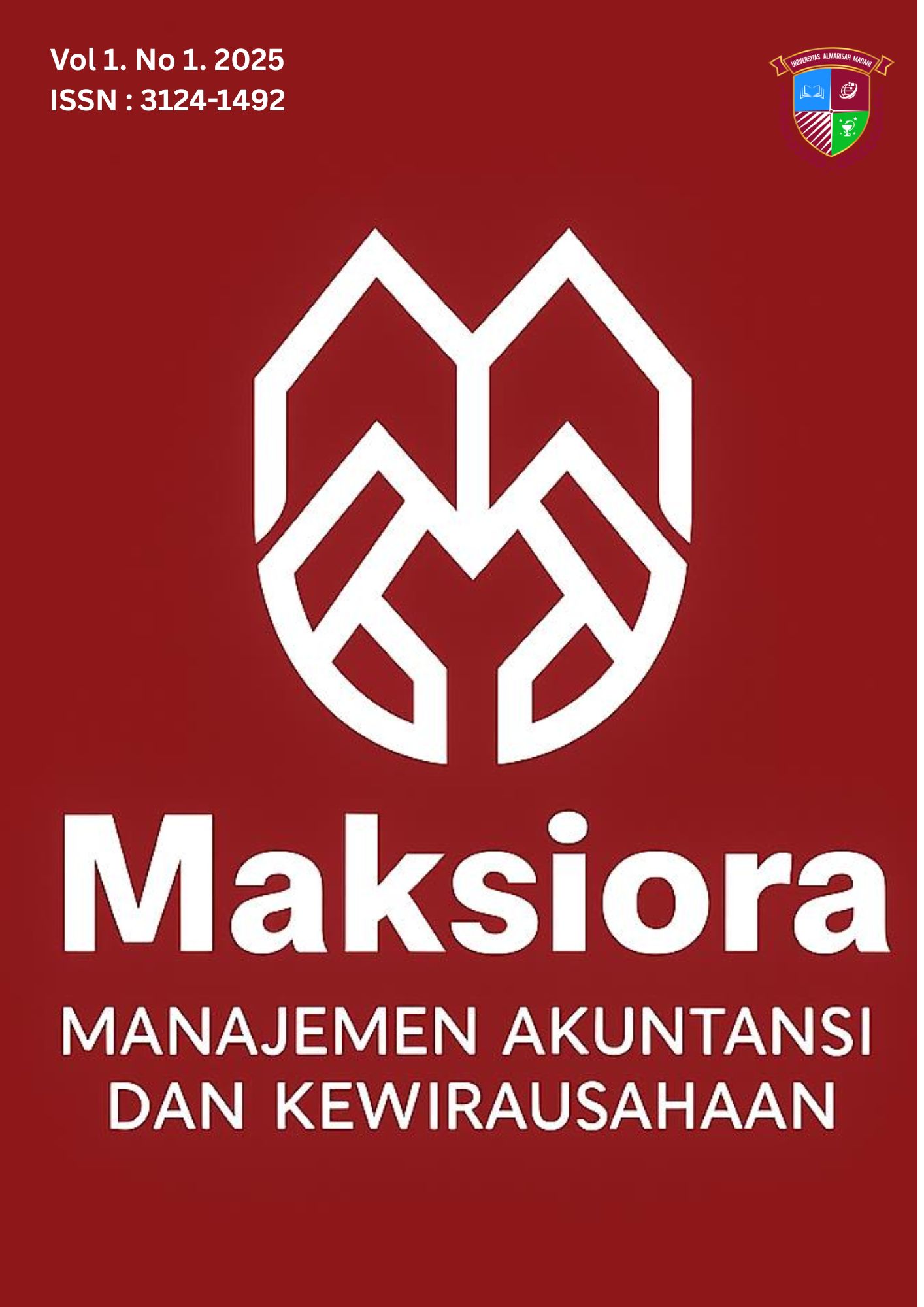 					View Vol. 1 No. 1 (2025): Maksiora : Jurnal Manajemen Akuntansi dan Kewirausahaan
				